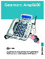 Sonic Alert Telephone AMPLI600 owners manual user guide