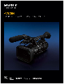 Sony Camcorder HVR-Z5N owners manual user guide