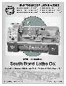 Southbend Lathe SB1059F owners manual user guide