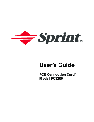 Sprint Nextel Network Card PC3200 owners manual user guide
