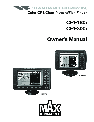 Standard Horizon Fish Finder CPF180I owners manual user guide