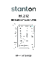 Stanton Mixer M.212 owners manual user guide