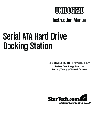 StarTech.com Laptop Docking Station UNIDOCK2U owners manual user guide