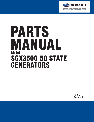 Subaru Portable Generator SGX3500 owners manual user guide