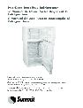 Summit Refrigerator FF-1074W owners manual user guide