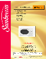 Sunbeam Microwave Oven SMW610 owners manual user guide
