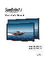 SunBriteTV CRT Television SB-5570HD owners manual user guide