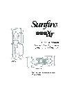 Sunfire Speaker CRW-2 owners manual user guide