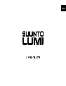 Suunto Watch LUMI owners manual user guide