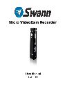 Swann Camcorder SW241-SD4 owners manual user guide