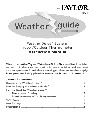 Taylor Weather Radio 1521 owners manual user guide
