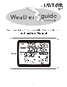 Taylor Weather Radio 1527 owners manual user guide