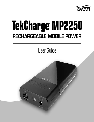Tekkeon Battery Charger MP2250 owners manual user guide