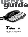 Teledex Telephone A100 owners manual user guide