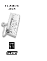 Teledex Telephone L2-10E owners manual user guide