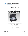 Teledyne Portable Generator 751H owners manual user guide