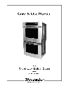 Thermador Microwave Oven CM302 owners manual user guide
