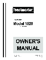 Toastmaster Food Warmer 1529 owners manual user guide