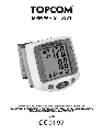 Topcom Blood Pressure Monitor 5331 owners manual user guide