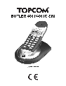 Topcom Cordless Telephone 4011 SIM owners manual user guide