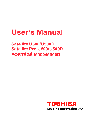 Toshiba Car Satellite Radio System U500 owners manual user guide