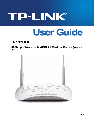 TP-Link Network Router TD-W8961NB owners manual user guide