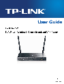 TP-Link Network Router TL-ER604W owners manual user guide