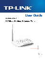 TP-Link Network Router TL-WA701ND owners manual user guide