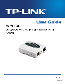 TP-Link Printer TL-PS110U owners manual user guide