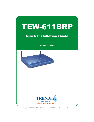 TRENDnet Modem tew-611brp owners manual user guide