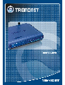 TRENDnet Network Router TEW-452BRP owners manual user guide