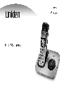 Uniden Cordless Telephone DECT1560 owners manual user guide