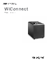 Velodyne Acoustics Car Speaker WiConnect owners manual user guide