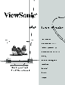 ViewSonic Computer Monitor M50 owners manual user guide