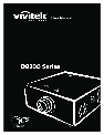Vivitek Projector D8300 Series owners manual user guide