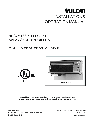 Vulcan-Hart Oven VB73 owners manual user guide