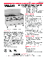 Vulcan-Hart Range G60SS-6FT24T owners manual user guide