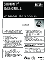 Weber Gas Grill 38008 owners manual user guide