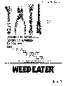 Weed Eater Tiller 174096 owners manual user guide