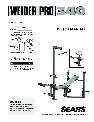 Weider Home Gym 831.150381 owners manual user guide