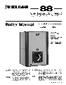 Weil-McLain Boiler 88 owners manual user guide