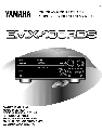 Yamaha CD Player EMX100RDS owners manual user guide