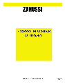 Zanussi Coffeemaker ZCOF636X owners manual user guide