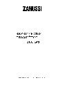 Zanussi Refrigerator ZKC 49/3 owners manual user guide