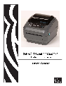 Zebra Technologies Printer GX420D owners manual user guide