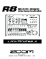 Zoom Marine Radio R8 owners manual user guide