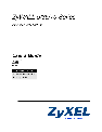 ZyXEL Communications Network Router 5 Series owners manual user guide