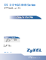 ZyXEL Communications Network Router GS1910 owners manual user guide