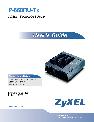 ZyXEL Communications Network Router P-660RU-Tx owners manual user guide