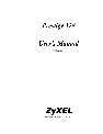ZyXEL Communications Network Router Prestige 128 owners manual user guide